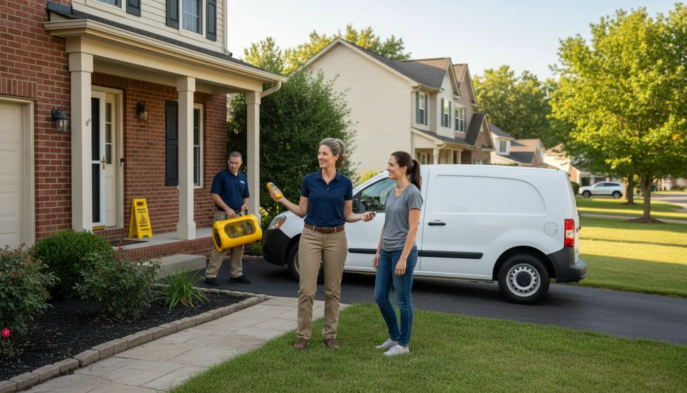 Water restoration image for Fire And Smoke Damage Restoration in Binger, OK